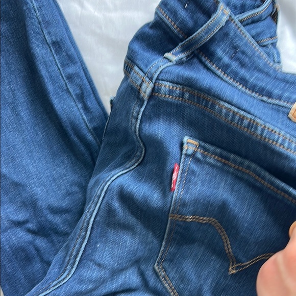 Levi's Classic High Rise Blue Denim Jeans - Picture 5 of 7